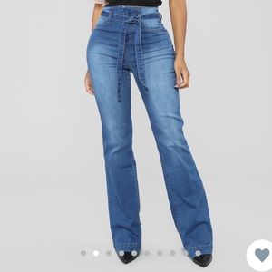 Fashionnova Tanya belted jeans